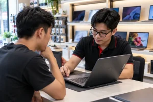 Thu cũ đổi mới laptop: quy trình định giá và cách nhận trợ giá